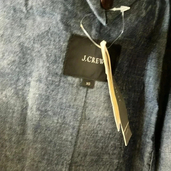 NWT  J. Crew denim feel blazer jacket - Picture 6 of 7